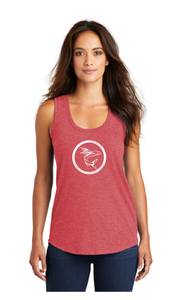 Women’s Perfect Tri Racerback Tank / Red Frost / Cheshire Forest Swim Team