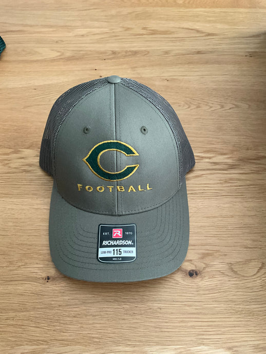 Cox High School/Football Hat/Army Green