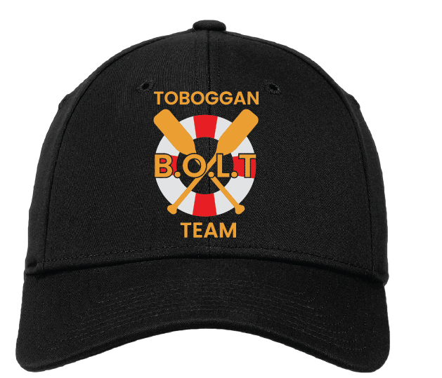 Structured Stretch Cotton Cap / Black / B.O.L.T Toboggan Team
