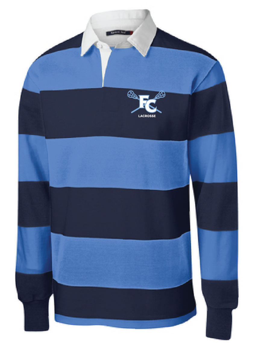 Classic Long Sleeve Rugby Polo / True Navy/Carolina Blue / First