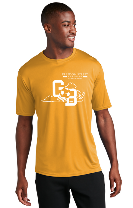FUTSAL Performance T-Shirt / Gold / Great Bridge Soccer