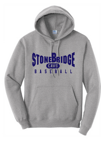 Fleece Hooded Sweatshirt (Youth & Adult) / Ash / StoneBridge Baseball