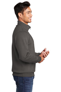 Core Fleece 1/4-Zip Pullover Sweatshirt / Charcoal / Annunciation Norfolk