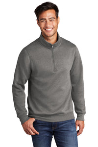 Core Fleece 1/4-Zip Pullover Sweatshirt / Grey / Wings of Hope