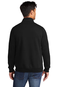 Core Fleece 1/4-Zip Pullover Sweatshirt / Black / Wings of Hope