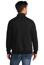 Fleece 1/4-Zip Pullover Sweatshirt / Black / Parkway Elementary School