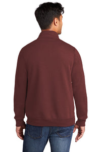 Core Fleece 1/4-Zip Pullover Sweatshirt / Maroon / Walnut Grove Elementary School Staff