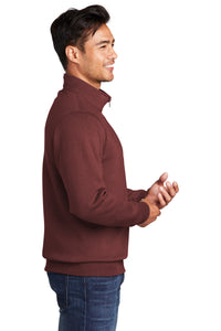 Core Fleece 1/4-Zip Pullover Sweatshirt / Maroon / Walnut Grove Elementary School Staff