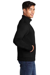 Core Fleece Cadet Full-Zip Sweatshirt / Black / Grassfield Elementary School Staff