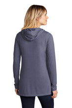 Ladies Tri-Blend Wicking Long Sleeve Hoodie / True Navy Heather / College Park Elementary School