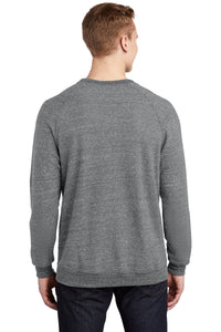 Snow Heather French Terry Raglan Crew / Charcoal / Deep Creek Middle School Soccer