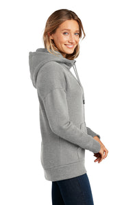 Women’s Fleece Drop Shoulder Full-Zip Hoodie / Heathered Steel / First Colonial High School Girls Soccer