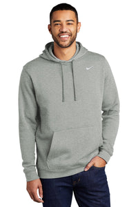 Nike Club Fleece Pullover Hoodie / Dark Grey Heather / Hickory Middle School Soccer