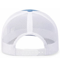 Trucker snapback Cap / Columbia Blue/White / First Colonial High School Golf