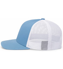 Trucker snapback Cap / Columbia Blue/White / First Colonial High School Golf