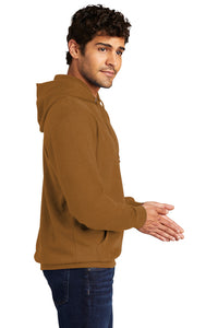 Fleece Hoodie / Duck Brown / Greek