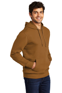 Fleece Hoodie / Duck Brown / Greek