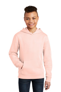 District Script Fleece Hoody (Youth & Adult) / Pink / Grassfield Elementary School