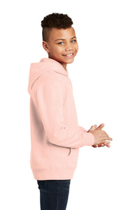 District Fleece Hoody (Youth & Adult) / Pink / Bayside Sixth Grade Campus