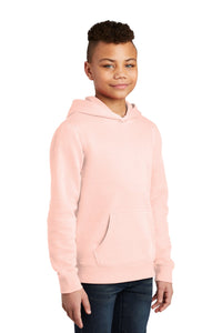 District Script Fleece Hoody (Youth & Adult) / Pink / Three Oaks Elementary School