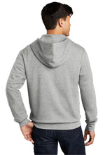 Fleece Full Zip Pullover Hooded Sweatshirt / Heathered Grey / Maury High School Lacrosse