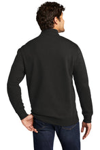 Fleece Full Zip Pullover Hooded Sweatshirt / Black / Hickory Middle School Soccer
