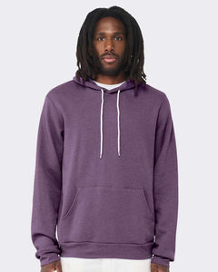 Unisex Sponge Fleece Full-Zip Hoodie / Heather Team Purple / Deep Creek Middle School Soccer