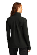 Ladies Flex Fleece 1/4-Zip / Black / Bayside Sixth Grade Campus Staff Store