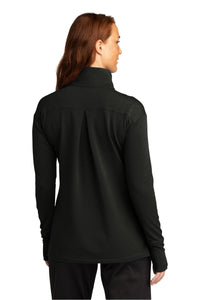 Ladies Flex Fleece 1/4-Zip / Black / Bayside Sixth Grade Campus Staff Store