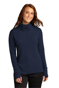 Ladies Flex Fleece 1/4-Zip / Navy / Princess Anne Middle School Staff