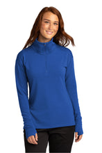 Ladies Flex Fleece 1/4-Zip / Royal / Tidewater Real Estate Investment Group