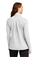 Ladies Flex Fleece 1/4-Zip / White / Renaissance Academy