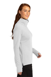 Ladies Flex Fleece 1/4-Zip / White / Renaissance Academy