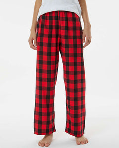 Youth Cotton Tee and Youth Flannel Pants / Black/Red and Black Buffalo / North Landing Elementary School