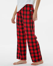 YOUTH Cotton Tee and Youth Flannel Pants / Black/Red and Black Buffalo / Center Grove