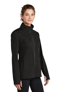 Ladies Hooded Soft Shell Jacket / Black / Landstown Middle School Staff