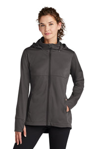 Ladies Hooded Soft Shell Jacket / Graphite / New Castle Elementary School Staff