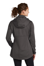 Ladies Hooded Soft Shell Jacket / Graphite / New Castle Elementary School Staff