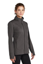 Ladies Hooded Soft Shell Jacket / Graphite / New Castle Elementary School Staff