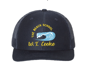Adjustable Snapback Trucker Cap / Navy / Cooke Elementary School Staff