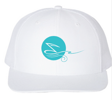 Adjustable Snapback Trucker Cap / White / Bay Youth Orchestras of Virginia