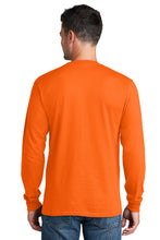 Long Sleeve Core Cotton Tee / Orange / Parkway Elementary School