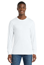 Long Sleeve Core Cotton Tee (Youth & Adult) / White / Ghent United Methodist Preschool