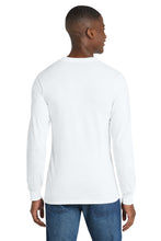 Long Sleeve Core Cotton Tee (Youth & Adult) / White / Ghent United Methodist Preschool