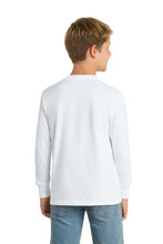Long Sleeve Core Cotton Tee (Youth & Adult) / White / Ghent United Methodist Preschool