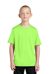 Performance Tee (Youth & Adult) / Neon Green / Little Neck Run Club