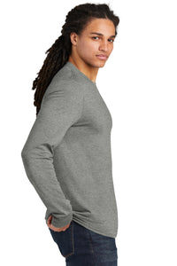 Perfect Tri Long Sleeve Tee (Youth & Adult) / Grey Frost / Wahoos Baseball