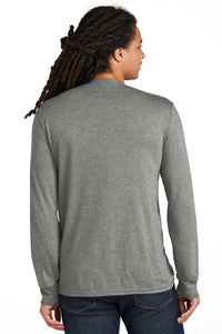 Perfect Tri Long Sleeve Tee (Youth & Adult) / Grey Frost / Wahoos Baseball