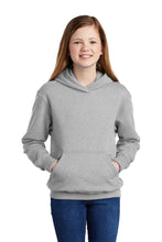 Core Fleece Pullover Hooded Sweatshirt (Youth & Adult) / Ash / New Castle Elementary School