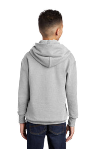 Fleece Pullover Hooded Sweatshirt (Youth & Adult) / Ash / Bayside Sixth Grade Campus